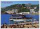 Espagne--SAN FELIU DE GUIXOLS--Plage Et Bateau Typique "Cruceros" (baleine,animée),cpm N°781 éd Catalan Ibarz - Gerona