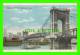 CINCINNATI, OH - SURPENSION BRIDGE - ANIMATED WITH SHIP - PUB. BY CINCINNATI NEWS CO - - Cincinnati