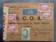 BEL AFFRANCHISSEMENT SUR LETTRE  PAR AVION DE DAKAR 1940=> MAROC  COVER BRIEFE BELEGE MULTIPLE 39/45 WW2 - Altri & Non Classificati