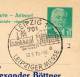 Sost. MESSEHAUS MARKT LEIPZIG 1970 Auf DDR P70 II  Antwort-Postkarte ZUDRUCK BÖTTNER #2 - Privé Postkaarten - Gebruikt