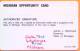United States - Michigan Opporunity Card, Schlumberger Test Card - Chipkaarten