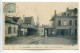 CPA  + Marcophilie : 36 - Indre : La Chatre : Les Boucheries - Eglise - Place Marché : Tampon Convoyeur - La Chatre