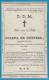 Doodsprentje Van Coleta De Cuypere - Gits - 1819 - 1847 - Religione & Esoterismo