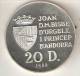 MONEDA DE PLATA DE ANDORRA DE 20 DINERS AÑO 1989 DE LAS OLIMPIADAS DE BARCELONA 1992 (VELA) SILVER-ARGENT - Andorre