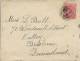 1910 Cover UK To Queensland  Australia Trowbridge To Brisbane  Cover 1d Red  Top Opened - Lettres & Documents