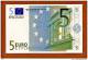 Carte Postale Billet  De "5 Euros Specimen Recto"   UNC - Other & Unclassified