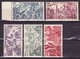 INDE - POSTE AERIENNE -  YVERT N°11/16 **/* - LEGERES ADHERENCES - COTE > 12  EUR. - FRAIS DE PORT OFFERT > 5 EUR ! - Unused Stamps