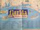 Delcampe - USA/Florida/ Tourgide / Vacation Map/GULF/ Vers 1950          PGC17 - Carte Stradali