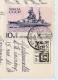 URSS--1970--timbre Bateau  Sur Carte Postale--bateau De Guerre Soviétique-- - Covers & Documents