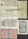 ITALY 100 LIRE X 5 & 105 PROVISIONAL BANCOS INC. NOVARA ETC. MOTIFS FRONT& BACK DATED 1976-1977 P.? READ DESCRIPTION !! - [ 4] Provisional Issues