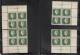 Canada 1962-1963 Cameo Full Set, Corner Plate Blocks, Mint No Hinge (see Desc), Sc# 401-405 - Num. Planches & Inscriptions Marge