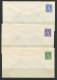 Canada (3) Postal Stationary Covers Unused - Postgeschichte