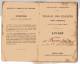LIVRET - TRAVAIL DES ENFANTS DANS L´INDUSTRIE (LOI DU 2 NOVEMBRE 1892) - MARIE BEZOMBES - APPRENTIE - CARCASSONNE - 1893 - Diplomi E Pagelle