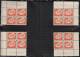 Canada 1966 Corner Plate Blocks, Plates #1,2,3, Mint No Hinge (see Desc), Sc# 451-452 - Neufs
