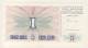 BILLET BOSNIE HERZEGOVINE 1 DINAR # 15 AOUT 1994 # NEUF - Bosnia And Herzegovina