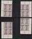 Canada 1967-73 Corner Plate Blocks, Plates #1,2 Mint No Hinge (see Desc), Sc# 461-465B - Ungebraucht