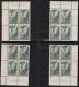 Delcampe - Canada 1967-73 Corner Plate Blocks, Plates #1,2 Mint No Hinge (see Desc), Sc# 461-465B - Ungebraucht