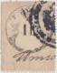 SI53D AUSTRIA OSTERREICH Marche Marca Da Bollo FISCALE STEMPEL MARKE 1 Fl. 1858 Usata - Revenue Stamps