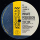 PRIVATE POSSESSION  ° THIS TIME FEACTURING HUNTER HAYES  FAB  US GARAGE MIX - 45 T - Maxi-Single