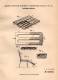 Original Patentschrift - A. Schmied In Marysville , Kansas , 1902 , Mattress With Heating !!! - Andere & Zonder Classificatie