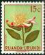 RUANDA URUNDI, 1953, FLORA, FIORI, FLOWERS, PROTEA, FRANCOBOLLO NUOVO (MLH*), Scott 115, YT 178, Bel 178 - Nuovi