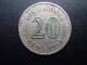 MALAYSIA  1968 20 Sen  Copper-nickel Coin  USED IN  GOOD CONDITION . - Malaysie