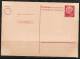 GERMANY    Scott # 710 Type  Postal REPLY Card UNUSED 1954 - Postcards - Mint