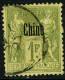 China France P.O. 1894 1f "Chine" Overprint USED - Otros & Sin Clasificación