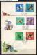 POLAND FDC 1961 INSECTS SET OF 12 (6) BUTTERFLIES BEES BEETLES ANTS - FDC