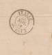 861/19 -  Lettre TP 32 COURTRAI 1878 Vers PALERME Sicile Via DC ITALIE OUEST 3 - Doorgangstempels