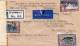 Ceylon 1944 Registered Air Mail Cover To USA - Ceylan (...-1947)