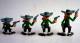 SERIE COMPLETE DE 8 FIGURINES LUCKY LUKE BRABO 1978 LES DALTON JOLIE JUMPER RANTANPLAN - Autres & Non Classés