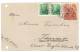 UNGHERIA ANNO  3 FRONTI  LETTERA  VIAGGIATI - ANCHE POSTA AEREA - Postmark Collection