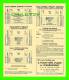 TIMETABLES, CANADA - TORONTO, HAMILTON & BUFFALO RAILWAY CO - PENN CENTRAL & C.P.R.. - APRIL 27, 1969 - - World