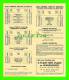 TIMETABLES, CANADA - TORONTO, HAMILTON & BUFFALO RAILWAY CO - PENN CENTRAL & C.P.R.. - APRIL 28, 1968 - - Wereld