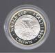 GIBRALTAR - 1 Crow  1990 PROOF  KM34a PLATA - Gibraltar