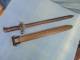 US ARMY : BAIONNETTE US GARAND M1 MARQUAGE OL 1942 + FOURREAU - Messen