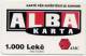 Albania - GSM Refill, Alba Karta, 1,000 L, Exp. Date 5/8/04, Used - Albanie