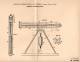 Original Patentschrift - A. Davis In Roundhay , Leeds , 1901 , Mercury - Barometer !!! - Technik & Instrumente