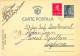 STATIONERY POST CARD, 5 LEI, EMERGENCY 5LEI STAMP, WW2, KING MICHAEL, CENSORED LUGOJ NR 7, 1942, ROMANIA - 2de Wereldoorlog (Brieven)