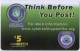 MICRONESIA - Remote Memory 5$ Card , Think Before You Post!, Used - Mikronesien