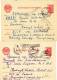 2 X ENTIERE POSTAUX, POSTCARD STATIONERY, 1952-1953,RUSIA - Covers & Documents