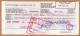 Timbre Fiscal ? Sur Cheque Antwerpen New York Genua  - 2 Scans - Revenue Stamps