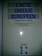 Acte Unique Européen  De 1986 - 18 Ans Et Plus