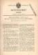 Original Patentschrift - E. Roussy In Vevey , Schweiz , 1885 , Regulator Für Lampen , Laternen , Laterne !!! - Luminaires & Lustres