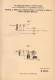 Original Patentschrift - Dr. F. Borel Und E. Paccaud In Cortaillod , 1885 , Meßapparat - Strom , Elektrik , Lausanne !!! - Cortaillod