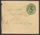 PAKISTAN Postal Stationery 1.50 Anna Envelope Used From TALHAR HYDERABAD SINDH 30 Jul 1950 Very Old - Pakistan