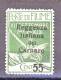 Fiume 1920 VARIETA DECALCO N 142 C. 55 Su 5 Verde Soprastampa Reggenza Italiana Del Carnaro MNH DCat. &euro; 90 - Fiume