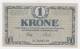 Denmark 1 Krone 1920 VF+ Crispy Banknote P 12e 12 E - Danimarca