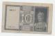 ITALY 10 Lire 1939 "F" P 25c 25 C - Regno D'Italia – 10 Lire